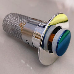 Sink Hair Filter, Removable Stainless Steel Drain Stopper Plug